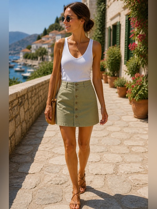 Tommy Hilfiger Dresses & Skirts - Tommy Hilfiger Olive Green Khaki Pencil Skirt NWT 🌟
